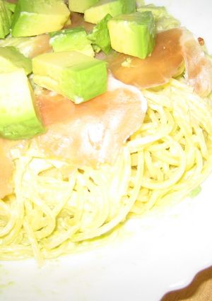 アボカドと生ハムのクリーミィパスタ-レシピのメイン写真