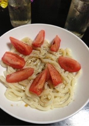 簡単‼︎洋風うどん♬-レシピのメイン写真