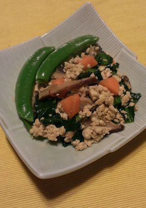 春の彩り いり豆腐♪-レシピのメイン写真