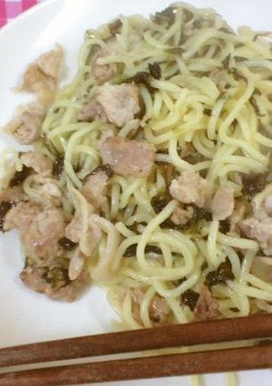 生海苔で焼きそば-レシピのメイン写真