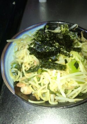 広島菜漬けで塩焼きそば-レシピのメイン写真