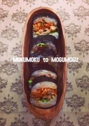 黙々ともぐもぐ。韓国風巻き寿司-レシピのメイン写真
