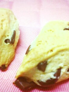 ホットケーキミックスでチョコスコーン-レシピのメイン写真