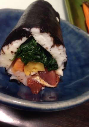 すし飯抜きで美味しく低カロ恵方巻き-レシピのメイン写真