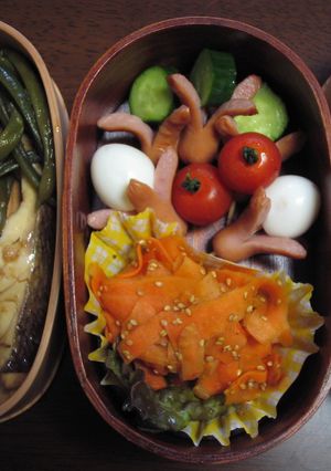 毎日のお弁当(30)にんじんきんぴら-レシピのメイン写真