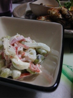 カニかまと豆のサラダ-レシピのメイン写真