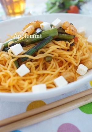 クリーミー海鮮ナポリタン焼きそば-レシピのメイン写真