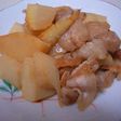 たけのこと豚ばら肉の炒めもの