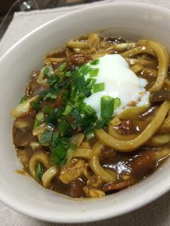 残りカレーリメイク★簡単和風カレーうどん-レシピのメイン写真
