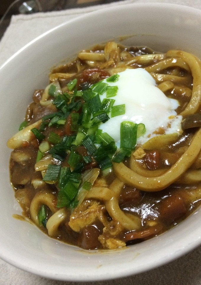 残りカレーリメイク★簡単和風カレーうどん-レシピのメイン写真