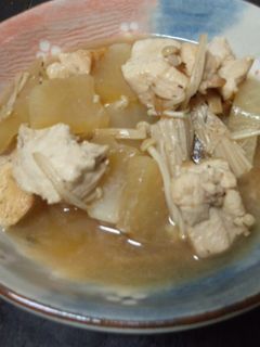 ☆大根と鶏肉とえのき茸の煮物☆-レシピのメイン写真
