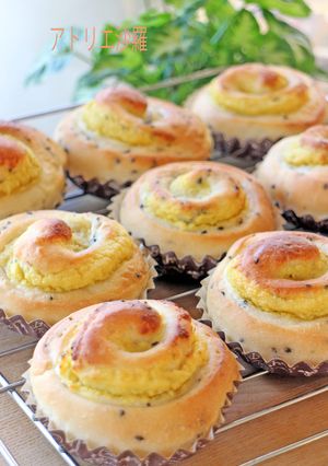くるくる渦巻き♪スイートポテトパン♪-レシピのメイン写真