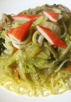 仙台白菜のあんかけ焼きそば-レシピのメイン写真