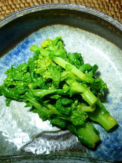 菜の花の辛子和え 京都カフェ-レシピのメイン写真