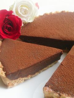 バレンタイン♪生チョコレアチーズタルト-レシピのメイン写真