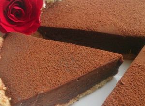 バレンタイン♪生チョコレアチーズタルト-レシピのメイン写真