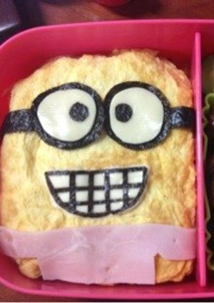 ミニオンキャラ弁-レシピのメイン写真