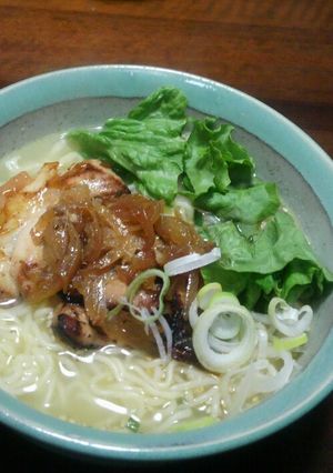 意外に合うよ！照り焼きチキンラーメン-レシピのメイン写真