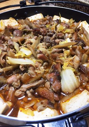 親鶏(ヒネ)のごちゃ炊き~♪-レシピのメイン写真