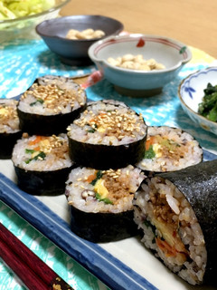 時短!簡単!韓国風海苔巻き・キンパ!-レシピのメイン写真