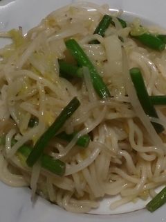 にんにくの芽の塩焼きそば-レシピのメイン写真