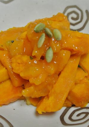柚子茶で簡単！美味しいかぼちゃのさっと煮-レシピのメイン写真
