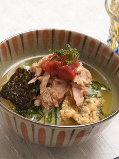 のり天冷やし茶漬け-レシピのメイン写真