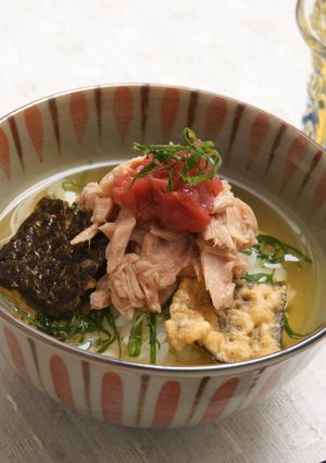 のり天冷やし茶漬け-レシピのメイン写真