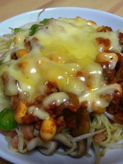マルちゃん塩焼きそば タコライス風-レシピのメイン写真