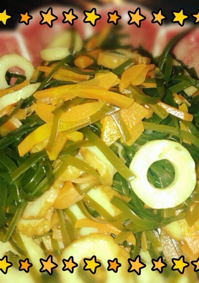 麺つゆで簡単♪切り昆布とちくわの煮物♪-レシピのメイン写真