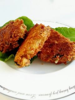 カツオのチーズはさみ揚げ-レシピのメイン写真
