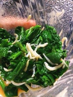 ほうれん草(菜の花)としらすのおひたし-レシピのメイン写真