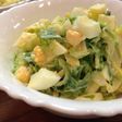 キャベツと卵の定番茹でサラダ