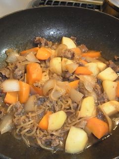 うちの夕飯 簡単肉じゃが-レシピのメイン写真