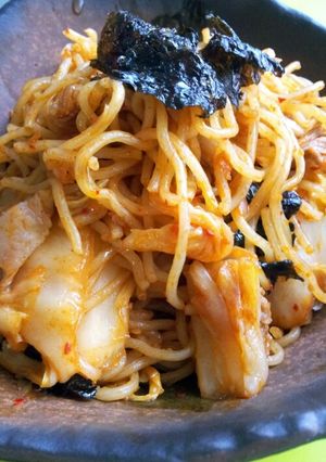 豚キムチ焼そば-レシピのメイン写真