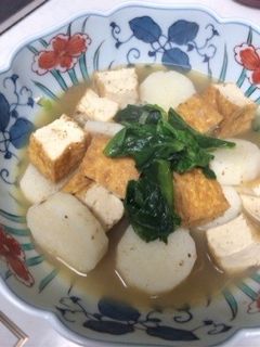 長芋と厚揚の煮物-レシピのメイン写真