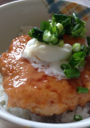 とろたまつくね丼-レシピのメイン写真