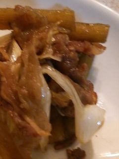 牛肉とごぼうの甘辛煮-レシピのメイン写真