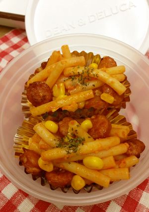 お弁当に！マカロニケチャップ-レシピのメイン写真