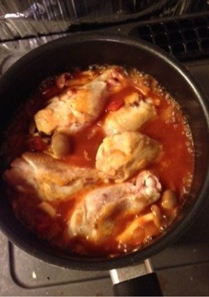 時短！鶏のトマト煮込み！-レシピのメイン写真
