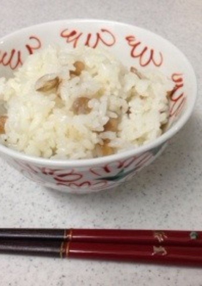 香ばしい炒り豆炊込みご飯-レシピのメイン写真