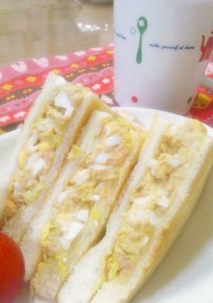 たまごとツナのホットサンド-レシピのメイン写真