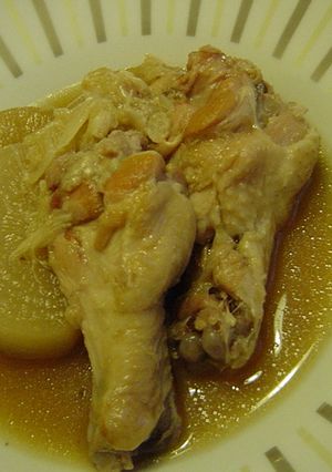 手羽元と大根の煮物　にんにく風味-レシピのメイン写真