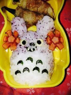 キャラ弁 トトロおにぎり-レシピのメイン写真