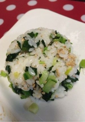 鉄分たっぷり☆小松菜のご飯〜-レシピのメイン写真