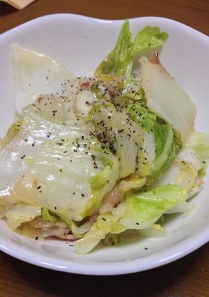 簡単★白菜とベーコンのチーズ焼き？-レシピのメイン写真