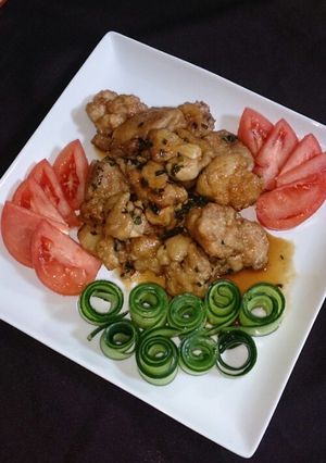 早うま 揚げ鶏のねぎソースからめ-レシピのメイン写真