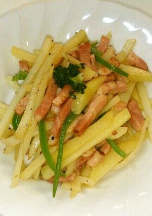 じゃがいも＆ベーコンのバター炒め-レシピのメイン写真