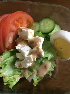 クリームチーズと野菜のサラダ-レシピのメイン写真