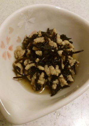 離乳食完了期～＊鶏挽き肉とひじきの煮物-レシピのメイン写真
